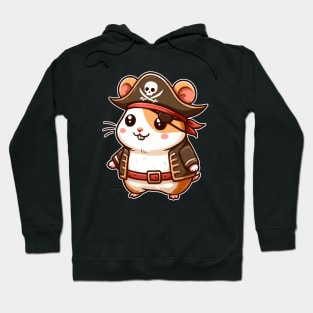 cute pirate hamster Hoodie